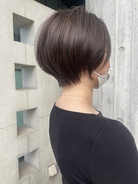 リバレッジ 広尾(Leverage) プラチナグレージュ柔らかショートヘア【恵比寿/広尾】担当 濱口