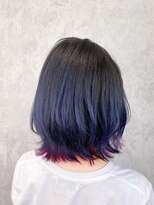 デミヘアー(Demi hair)&nbsp;インナーカラー×ブルーラベンダー