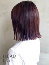 アーサス ヘアー リビング 錦糸町店(Ursus hair Living by HEADLIGHT) ボブ×ワインレッドチェリーブラウンミニウルフアプリコット