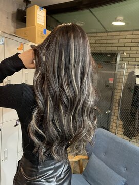 ラフ(LAFF) #黒髪#ボブルフ#ネビージュ#小顔#ワンレン