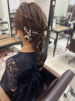 ミルクティー(Milk TEA)&nbsp;編みおろしアレンジ   1.Q.5