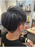 シルバーカラー×爽やかショート