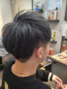 メンズ レオ 南森町店(men's LEO) シルバーカラー×爽やかショート