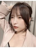 【23°伊藤星羅】顔まわりカット 【長め】