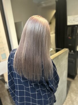 ラフ 難波店(LAFF) #黒髪#ボブルフ#ネビージュ#小顔#ワンレン