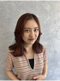 ブリーチなしのオレンジ
