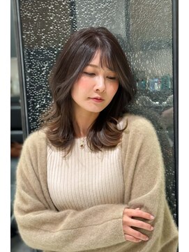 マッシュアンドマッシュアヴェダ ららぽーと福岡店(mash&mash AVEDA) 20代30代40代◎大人の韓国風クビレミディ