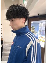 ウクラ バイ レシッド 池袋(uchla by rcid) 無造作波巻きマッシュパーマ×韓国マッシュ×黒髪スペインカール