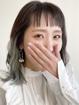 ツキ 横浜店(tuki) インナーカラーケアブリーチイヤリングカラーハイライトレイヤー