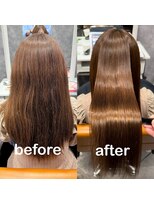 ナナシ(nanac)&nbsp;癖毛、ポワ毛が消える髪質改善ストレート