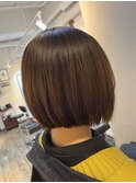 切りっぱなしボブ