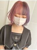 ウルフカット×ツートンカラー