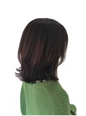 大人可愛い大人美人くすみカラーアッシュブラウンくびれロブ