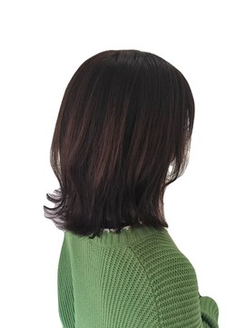 ヘアーズファイン(hair's fine) 大人可愛い大人美人くすみカラーアッシュブラウンくびれロブ