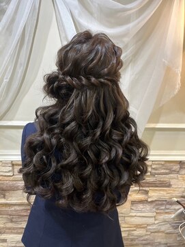 セットサロンエース(Set salon Ace) ハーフアップ★くるみちゃんヘア