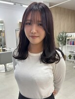 ミリ 奈良店(mm)&nbsp;顔まわり/ラベンダー/近鉄奈良/学割/奈良/レイヤー/前髪/暖色