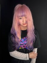 エゴ 池袋(EGO) 10代20代30代レイヤーカットエンドカラーピンクラベンダー