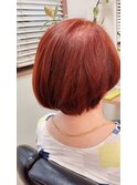 弱酸性カラーで作るワインレッドカラー