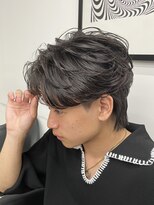 ラヴィズムバイフィフス(LUVISM by fifth) フェザーパーマフェザーショートセンターパート新潟メンズパーマ