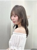 ◯ オリーブグレー/韓国/レイヤーカット/髪質改善/縮毛矯正/札幌