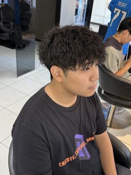 アイズ 海老名(AIZU) ツイストスパイラルパーマ メンズマッシュ メンズパーマ 海老名