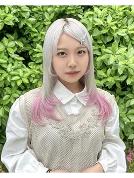 ミーナ バイ ワンズ 町田(mina by one's kyougoku) 裾カラー