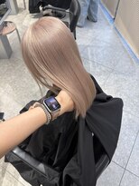 ペレ アネックス 大阪梅田茶屋町店(PELE ANNEX)&nbsp;着物ヘア/ダークアッシュ/ミディアムレイヤーカット/梅田