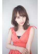 メル バイ ヘアサロン ニド(mer..by hair salon Nido)&nbsp;大人可愛い＊艶カラーゆるふわミディ