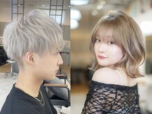 キャプチャー 橋本(Capture)の雰囲気（ブリーチありなしWカラーで理想の透明感カラーに♪ケア.メンズ◎）