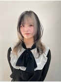 ハッシュカット/フェイスフレーミング/ブリーチダブルカラー
