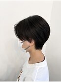 黒髪ハンサムショート
