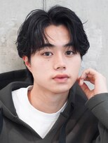 フィフス 大分(fifth)&nbsp;大分ニュアンスパーマメンズカットラウンドマッシュツーブロック