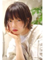 アンダー(ANNDER)&nbsp;切りっぱなし×ステップカット(ANNDER)ショート/艶髪/髪質改善