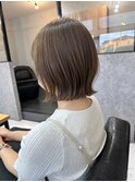 【切りっぱなし＊くびれボブ】