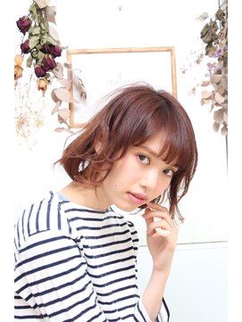 リバレイト(liberate) 【liberate】 大人可愛いナチュラルボブ×ラフカール