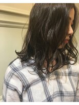 ナック ウメダ(knack UMEDA)&nbsp;ウルフカット【梅田　茶屋町】ダークグレージュ×ミディアム