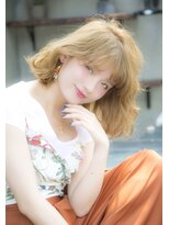 ロンドアベニール 北千住(Lond avenir)&nbsp;【lond avenir本田奈穂美】くせ毛風無造作カールミディアム☆