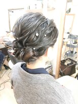 ロカット サロン(Roquat Salon)&nbsp;ロングシニヨンアレンジ【ヘアアレンジ　立川南口/立川/八王子】