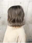【MIRAC町田店河原崎】アッシュグレージュボブ
