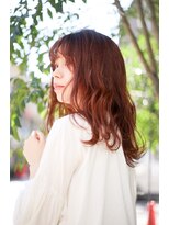 エミュ 天文館店(eMu) ナチュラルロング×ピンクブラウン