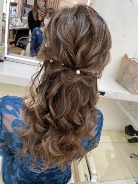 ヘイルジューシー(hail JUICY) お呼ばれハーフアップ