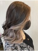 フェイスフレーミング×インナーカラー☆