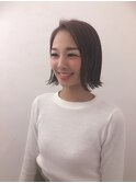 外ハネ ミニボブ