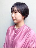ショート / マッシュショート / 暗髪ショート