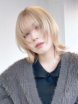 アルバム 池袋(ALBUM)&nbsp;ハイトーンウィンターウルフ_チェリーブラウンフェミニン_9399