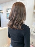 福山市美容室Caary 絶妙グレージュカラー モテ髪ヘア