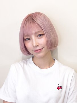 オブヘアーギンザ(Of HAIR GINZA) 夏かわいい☆ピンクボブ