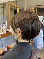 ラ メール ヘア デザイン(La mer HAIR DESIGN)&nbsp;大人ショートボブ/ナチュラルグレージュ