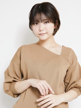 オンク 新宿(onk) 黒髪/グレーベージュ/レイヤーロング/前髪パーマ[新宿駅]