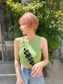 アンバー 池袋(amber) 夏におすすめのハイトーンショート[池袋/竹沢］